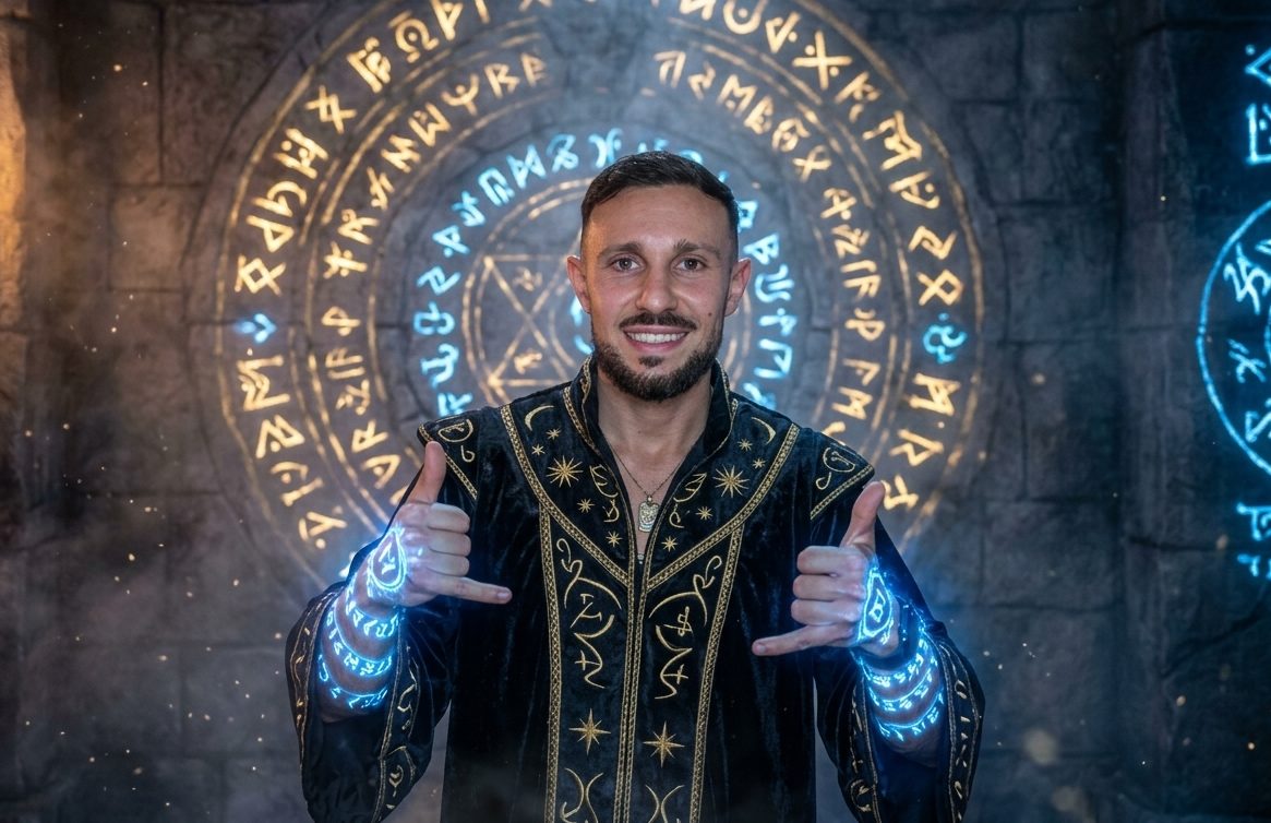 Portrait IA Magicien